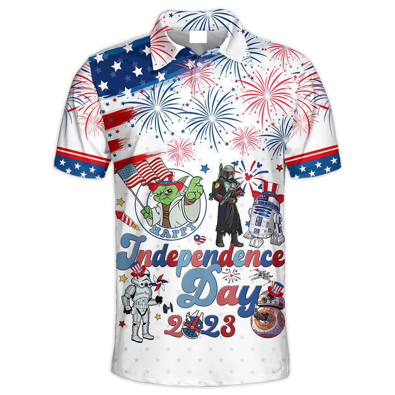 Star Wars Independence Day 2023 Polo Shirt - Gift For Fans