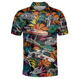 Star Wars Lego Ship Tropical - Polo Shirt