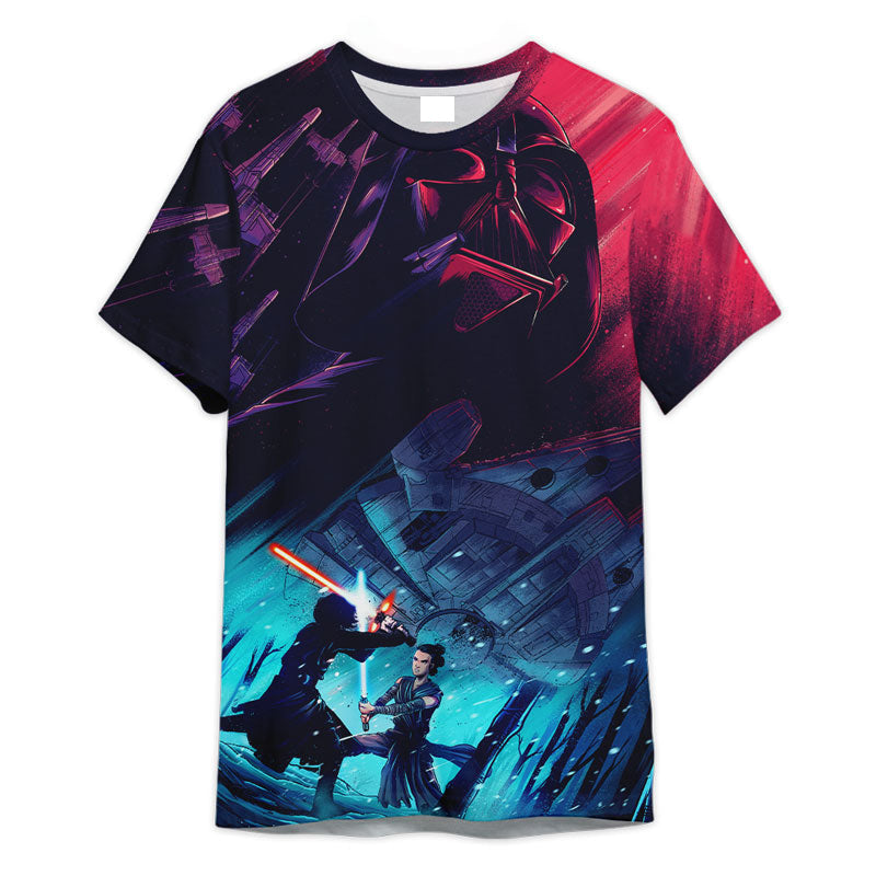 Star Wars Colorful Galaxy - 3D T-shirts For Fans