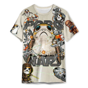 Star Wars Porg So Cute - 3D T-shirt For Fans