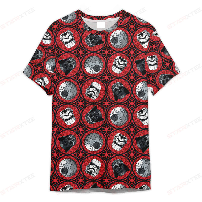 Star Wars Red Pattern - 3D T-shirt For Fans