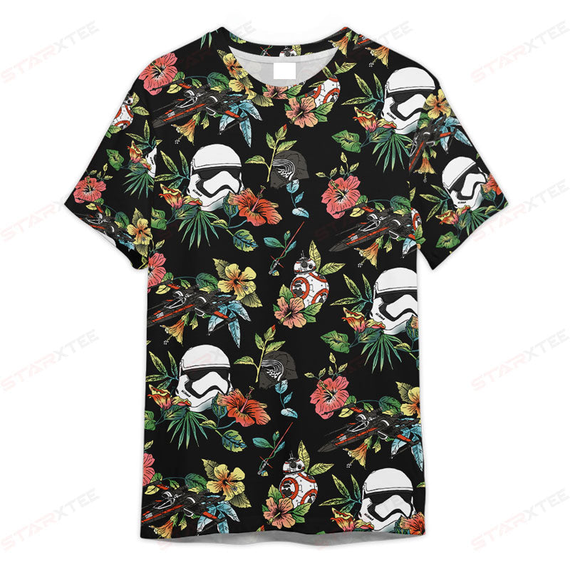 Star Wars Space Flower - 3D T-shirt For Fans