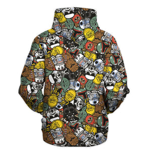 Star Wars Space Pattern Gift For Fans - Hoodie