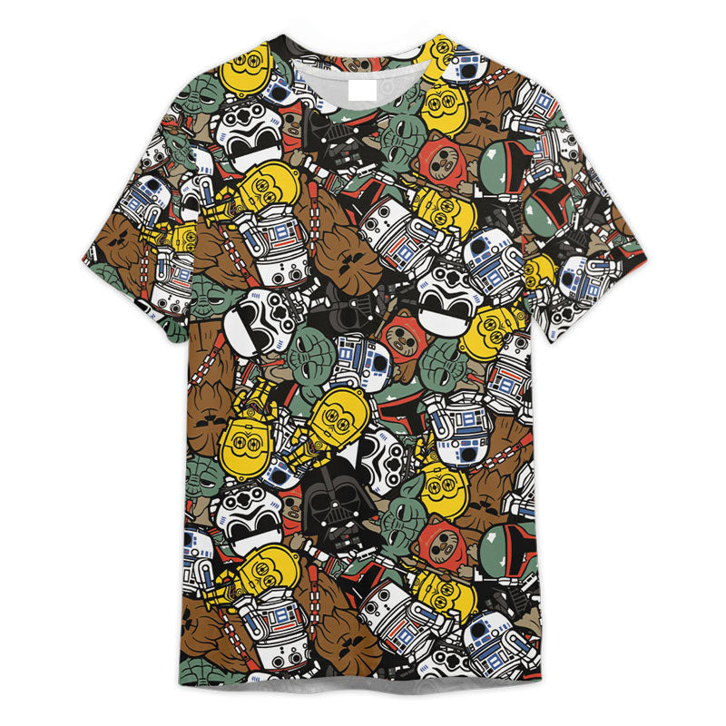 Star Wars Space Pattern - 3D T-shirt For Fans