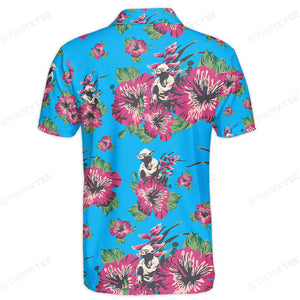 Star Wars Yoda Beautiful Flower Polo Shirt -  Gift For Fans