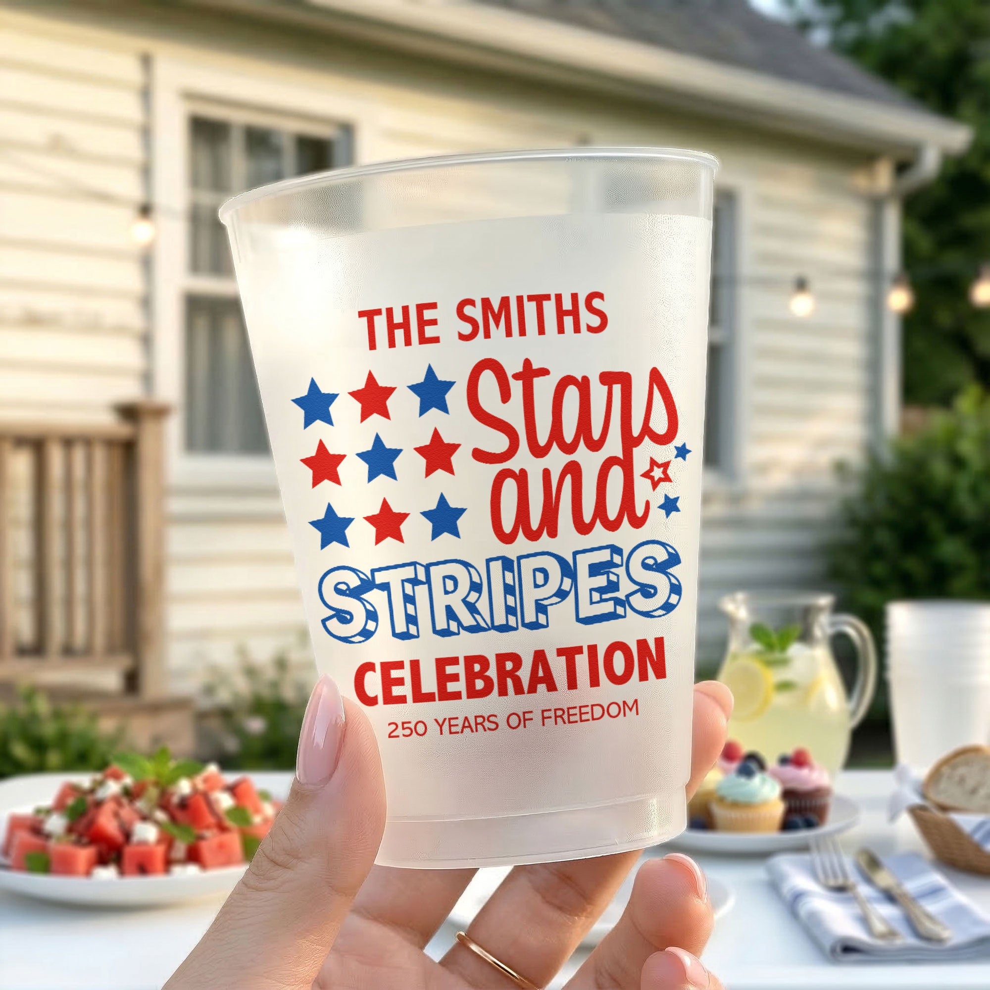 StarsAndStripesCelebration250YearsOfFreedom PersonalizedCups1