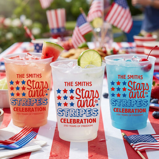 StarsAndStripesCelebration250YearsOfFreedom PersonalizedCups_12OZ_5PCS1