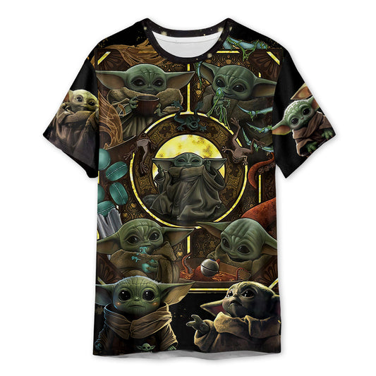 StarwarsBabyYodaInYourArea Unisex3DT shirt OwlOhh_1560_1