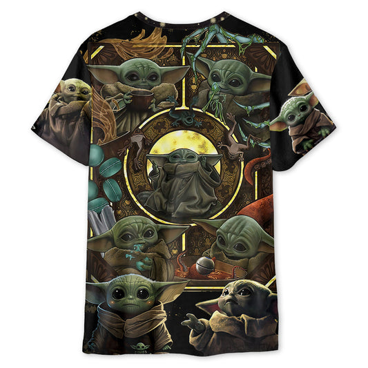 StarwarsBabyYodaInYourArea Unisex3DT shirt OwlOhh_1560_2