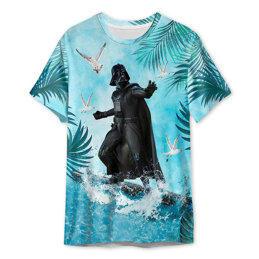 StarwarsDarthVaderSurfing02 Unisex3DT shirt OwlOhh_6687_1