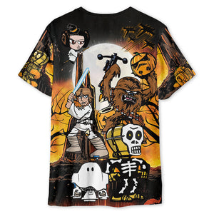 Starwars Halloween Spooky Star Wars Comics - 3D T-shirt