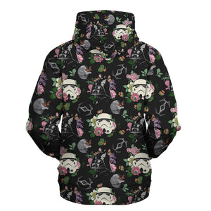 Star wars Pattern Flower Galaxy Gift For Fans - Hoodie