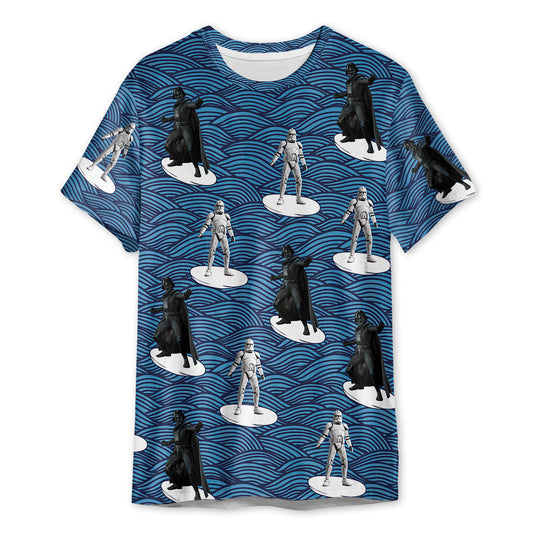 StarwarsStormTrooperDarthVaderSurfing Unisex3DT shirt OwlOhh_7136_1