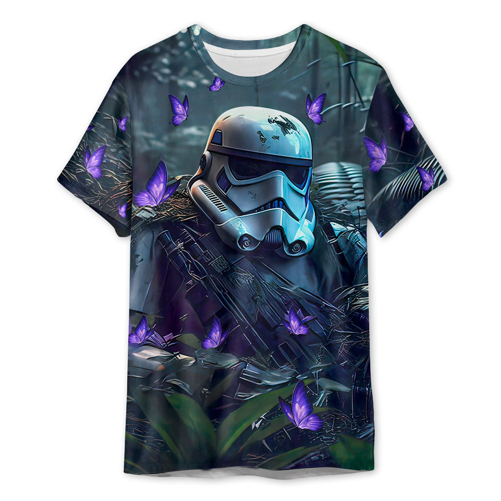 Starwars Stormtrooper In The Jungle - 3D T-shirt