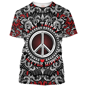 Stay Trippy, Little Hippie Pattern - T-Shirt For Men, Women