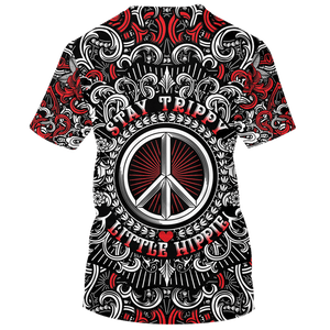 Stay Trippy, Little Hippie Pattern - T-Shirt For Men, Women