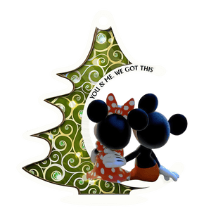 You & Me We Got This, Personalized Magic Mouse Ornament DN100