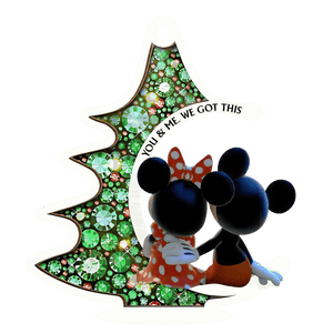 You & Me We Got This, Personalized Magic Mouse Ornament DN100