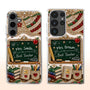 MBest Teacher Rhinestone Chalkboard With Apple And Books - Personalized Phone Case - Gifts For Teacher VD01 