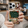 MBest Teacher Rhinestone Chalkboard With Apple And Books - Personalized Phone Case - Gifts For Teacher VD01 