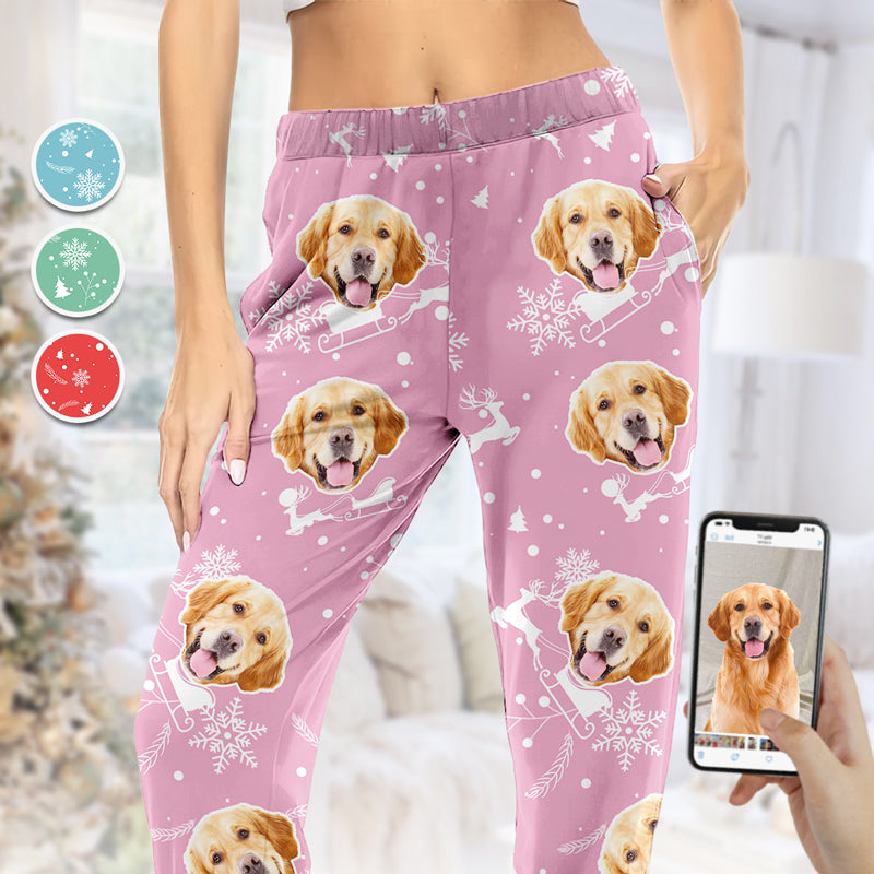 Custom Photo Comfort And Joy - Christmas Gift For Pet Lovers - Personalized Pajama Pants NA94