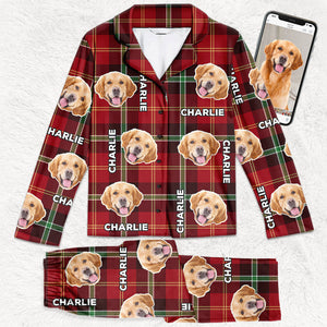 Custom Photo Sending You Pugs And Kisses - Gift For Pet Lovers - Personalized Pajama NA94