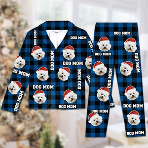 Custom Photo Happy Pawlidays, My Beloved Fur Baby - Gift For Dog  Lovers - Personalized Pajama NA94