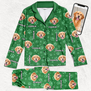 Custom Photo Cat Rules The World - Gift For Pet Lovers - Personalized Pajama  NA94