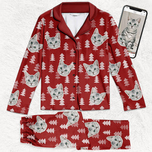 Custom Photo Have A Pawsative And Happy Holiday - Christmas Gift For Pet Lovers - Personalized Pajama NA94