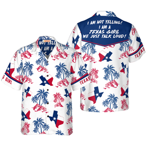 Texas Flag And Palm Tree Pattern Texas Girl Shirt, Proud Texas Shirt