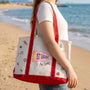 Teacher Pennant Flag Personalized Tote Bag_2