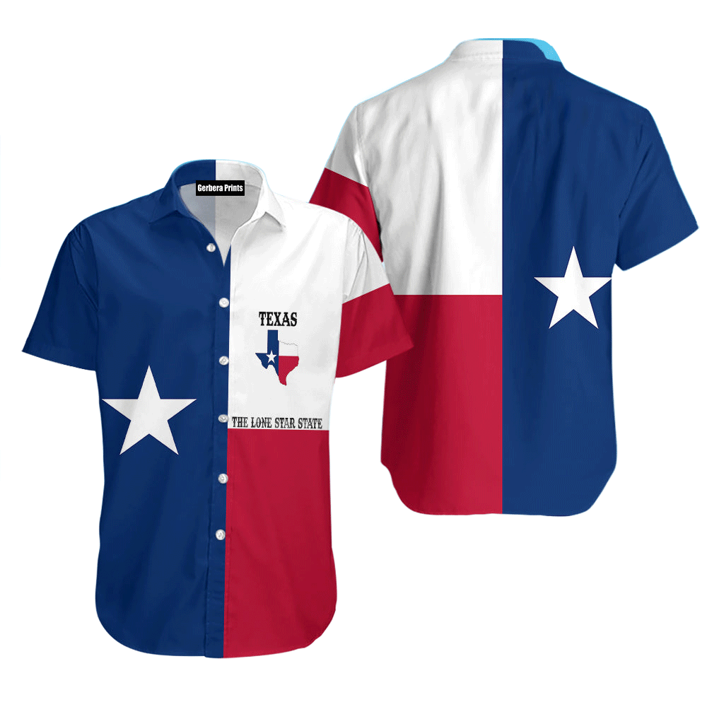 Texas The Lone Star State Aloha Hawaiian Shirt For Men & Women