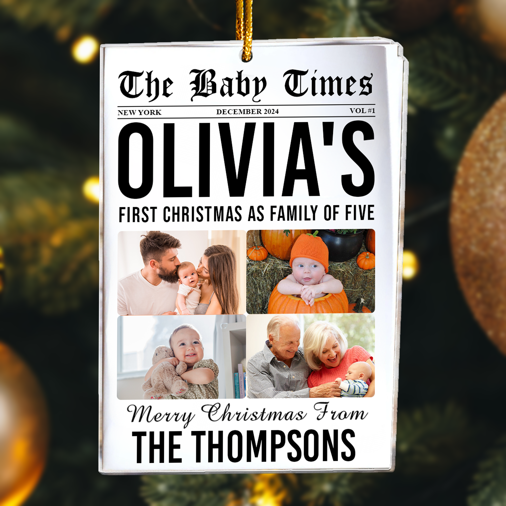 The Baby Times Baby_s First Christmas Personalized Acrylic Photo Ornament_2