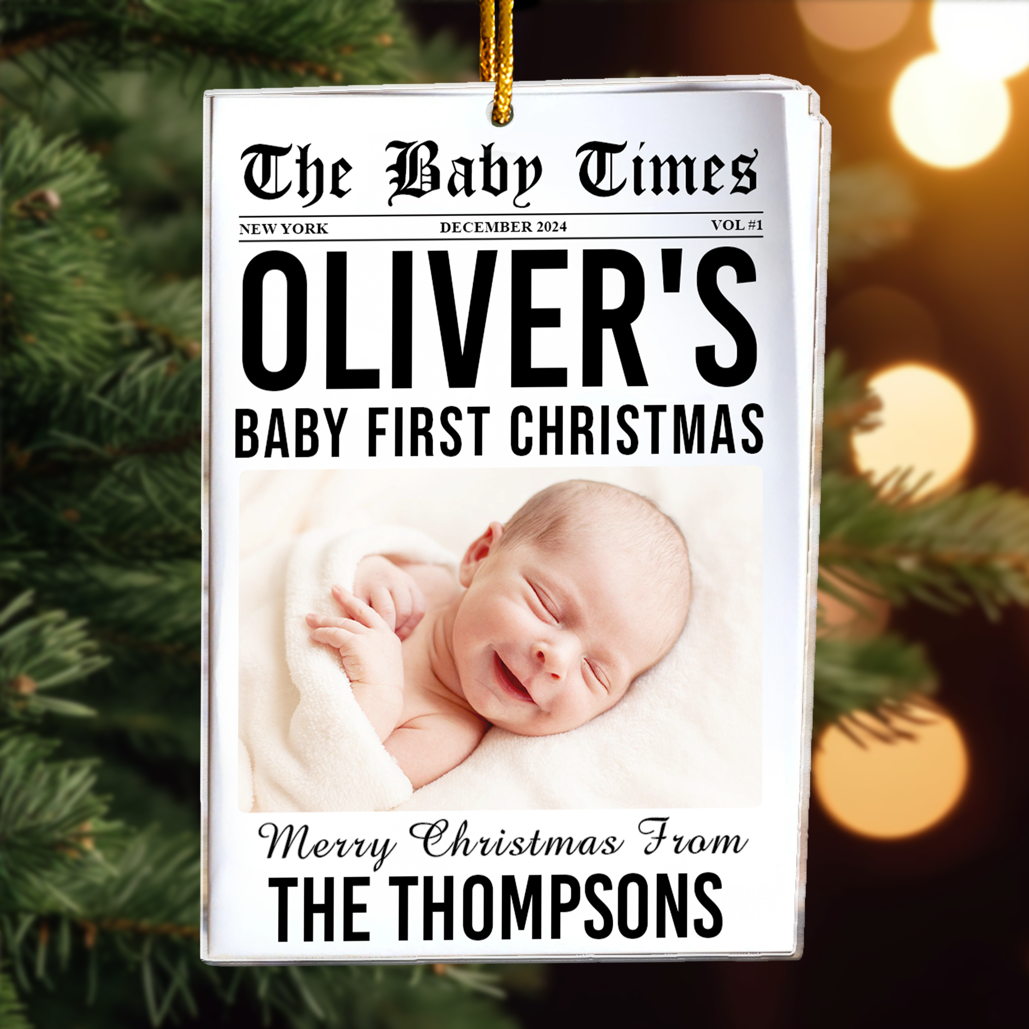 The Baby Times Baby_s First Christmas Personalized Acrylic Photo Ornament_4