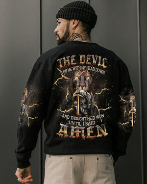 The Devil Saw Me With My Head Down - Men's All Over Print Shirt - AT4080510