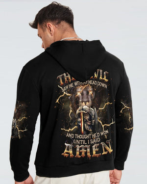 The Devil Saw Me With My Head Down - Men's All Over Print Shirt - AT4080510