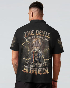 The Devil Saw Me With My Head Down - Men's All Over Print Shirt - AT4080510