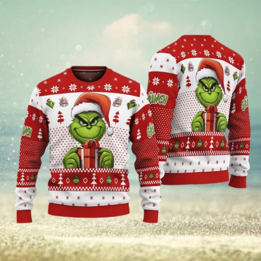 The Green Monster Art Gift Ugly Christmas Sweater Funny Christmas Gift DN100