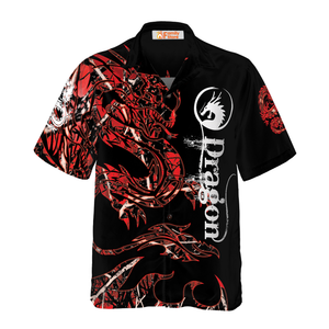 The Red Dragon Hawaiian Shirt