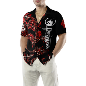 The Red Dragon Hawaiian Shirt