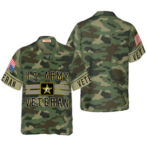 Veteran The US Army Hawaiian Shirt