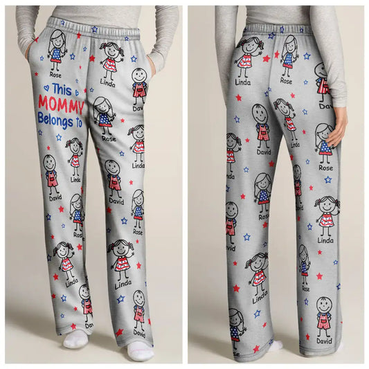 ThisGrandpaDadBelongsToKidsPetUSFlag PersonalizedPajamaPants MK1