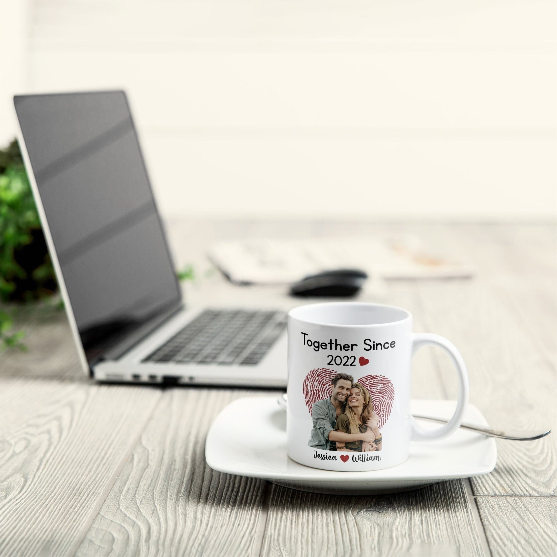 Together Since Picture Customized Personalized Mug Birthday Loving Valentine Gift For Husband Wife Life Partner Lover_2