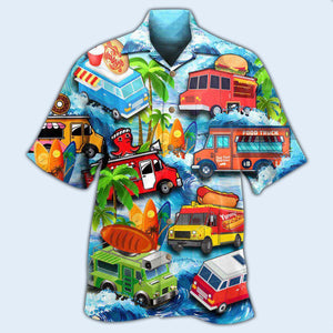 Truck Food Life Is Better With Food Truck Hawaiian Shirt