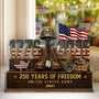 USA250YearsOfFreedom1776 2026 PersonalizedCustomShapedAcrylicPlaque YM264 IMA199 DEF