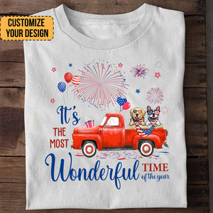 It's The Most Wonderful Time Of The Year - Gift For Pet Lovers - Personalized TShirt - CL12 NA94