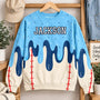 UglySweaterIceCreamDripPersonalizedSportGift 2