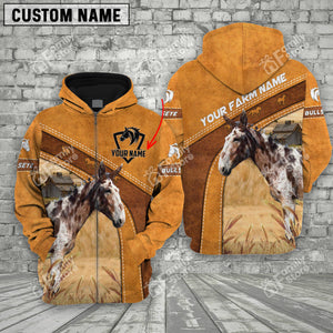 Personalized Uni Bullseye Horse Hoodie