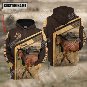 Personalized Uni Horse On The Meadow Hoodie