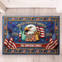 Usa_250_Years_Of_Freedom_Faux_Pattern_Personalized_Doormat_1